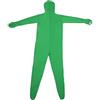 JOJIDE Tuta elastica for schermo verde Video Chroma Key Sfondo Effetto invisibile Tuta attillata Costumi Cosplay 160-180 cm(Green One-piece,170cm)