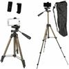 TronicXL Tripod 19S - Treppiedi da tavolo per fotocamera per Sony Xperia T J S U L SP Z E M C 1 2 3 4 5 6 7 8 9 10V E Z ZR C Z1 T2 ZL Z2 M2 T3 C3 C4 E3 Z3 Z3 Z3 Z3