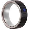 Calonia Anello intelligente Bluetooth.Controlla i flips video brevi e liker il video. Leggi gli ebooks.Telecomando del telefono Selfie, interruttore di musica, ricarica magnetica. Compatibile NFC,ipx8. (9#)