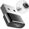 WikiMark Adattatore da USB-C a USB OTG. Custodia in alluminio, Plug and Play, trasmissione rapida, compatibile con computer Apple, iPhone, Car Play, telefoni Samsung - Compatto e portatile