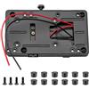 Qsvbeeqj V-Mount piastra batteria cavo splitter di alimentazione con uscita D-Tap per batterie V-Lock DSLR Camera Video Camcorder
