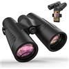 Generic Binocolo grandanare ad alte prestazioni, telescopio a prisma a tetto impermeabile HD Beyond 12X42 a bassa luminosità, telescopio monoculare da viaggio all'aperto