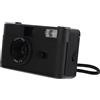 Mikikit Fotocamera Analogica Compatta 35mm Riutilizzabile in Abs Nera