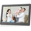 SMTYXS Cornice For Foto Digitale For 1024 * 600 Con Schermo LCD Da 10 Pollici Lettore Video MP3 MP4 Calendario Orologio Telecomando 2.4G Un'Esperienza Visiva Squisita(Black)