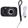 BRRNOO Fotocamera Digitale per Bambini Zoom 16X Videoregistratore Portatile 48MP 4K per Studenti e Ragazze (BLACK)