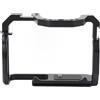 Yanmis Gabbia Fotocamera per 200D 200DII, Attacco Freddo per Attrezzatura Fotocamera in Lega di Alluminio e Montaggio a Vite da 1/4 3/8, Gabbia di Estensione Stabilizzatore
