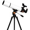 Generic Telescopio monoculare portatile per adulti 500x80 mm con treppiede e zaino, telescopio portatile per bambini e principianti, con oculare da 10 mm, 23 mm e specchio eretto a 90 gradi