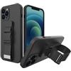 LMobile Strato in silicone Traseira Rope Case Gel Airbag Case Cover Cordard iPhone 13 Preto