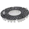 Othmro 1 pz 72 LED IR Illuminatore per Telecamera di Sicurezza 45 Gradi IR Led Piastra Rotonda IR Luce Infrarossi Illuminatore Consiglio Lampadina per CCTV Telecamera di Sicurezza