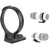 Plyisty Anello di Montaggio per Treppiede con Supporto per Collare per Obiettivo in Metallo per Obiettivo RF 100-500mm F4.5-7.1 L IS USM, Piastra a Sgancio Rapido Tipo Arca Incorporata
