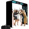 WideMeet Sky Overhead 360 Photo Booth, Spinner automatico a rallentatore con controllo APP, luce ad anello RGB, logo personalizzato 0, 7-15 persone per feste, eventi nuziali (scatola di cartone)