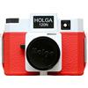 Holga 120N Bianco Top Red Body 120 Formato Macchina Fotografica Film
