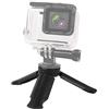 jojofuny Treppiede Nero e Telefono, per Fotocamera Portatile Mini ABS | Base Antiscivolo, Filettatura 3/4 Pollice, Design Compatto per Micro e Attività All'aperto