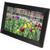 Generic Cornice Digitale WiFi, Connessione WiFi ABS 100-240 V Cornice Touch Screen IPS da 10,1 Pollici per la Casa (Spina europea)