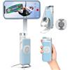 Powervision S1 cavalletto per smartphone cardanico Treppiede AI Tracking Selfie Caricabatterie Powerbank Supporto per telefono Accessorio da viaggio vlog Kit (Explorer Kit,Blu)