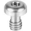 NovelGoal Viti a sgancio rapido in acciaio inox da 1/4 da 4,0 mm con attacco opposto da 1/4-20 x 10 mm per fotocamera DSLR Sport Camera per piastra a sgancio rapido gabbia coniglio