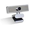 Omenluck - Videocamera Web 720P 12 MP con microfono integrato USB Plug Play PC desktop