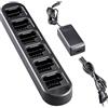 Midland Multi CA-BR180 C1630 - Caricatore Multiplo, 12 slot (6 per Radio, 6 per Batterie)