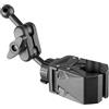 Hangsu Supporto versatile per telefono cellulare con testa a sfera da 17 mm e supporto clip sicuro per registrazione video dinamica 1/4 adattatore a sfera Link