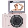 Denash Fotocamera Digitale 5K, Videocamera Vlog Wi-Fi da 75 MP con Zoom Digitale 18X, Schermo da 3,0 Pollici con Rotazione di 180 Gradi per Grandangolo, Obiettivo Macro, Luce di