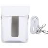 Fabater Custodia da Trasporto per Link 3, Custodia Protettiva in Pelle PU per Link 3 Stampante per Smartphone con Tracolla, Borsa per il Trasporto (WHITE)
