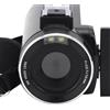 Srliya Videocamera Portatile 4K Ad Alta Definizione con Zoom 18X, Display Touch Screen IPS da 3 Pollici, Tecnologia Anti-vibrazione per una Migliore Fotografia con Videocamera