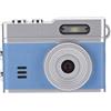 YUEHISY Mini Fotocamera Digitale retrò, Videocamera da 2 MP 1080P con Schermo da 0,96, Luce di Riempimento a LED, Design Portachiavi, per Campus, Viaggi, Fotografia per Bambini (BLUE)