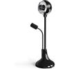 Mtlavishness Mtlavishishishing sada USB Desktop Stand Up Camera MANUAL Focus Lence angolare per la Callo Conference Classe Web Streaming live con Streaming Live di 1080p HD Altezza Microfono (nero)
