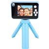 Luocute Fotocamera per Bambini, Schermo IPS da 48 MP HD 1080P da 2,4 Pollici 16:9 Zoom 4X Selfie Videocamera Digitale con Treppiede, per Ragazzi e Ragazze Dai 3 Ai 12 Anni