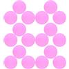 Generic 25pcs Color Changing Gel Sheets for Ambient and LED Lights, Self-adhesive Pet round Filters with No Residue, for Continuous DIY Decor Creativity and Photography Fashion with nice