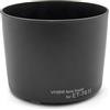 vhbw Paraluce compatibile con Canon EF 135mm f/2L USM, EF 180mm f/3.5L Macro USM 72 mm obiettivo nero, plastica, rotondo, 10 cm - Sostituisce ET-78 2, ET-78II, ET-78 II