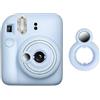 Generic Specchio selfie per Instax Mini12, fotocamera Close-Up lente fotografia specchio Mini 12 Selfie Lens Accessori (Blu)