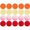 OSOLADY Fogli Filtranti in Gel Pvc 20 Pezzi, Pellicola Luce Calda | Filtro Correzione Luce per Lampade e Pannelli Led, Rimovibile e Facile da Installare, per Festival e Cene Intime