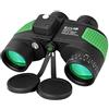 ESSLNB, binocolo marino 7x50, IPX7 impermeabile, binocolo per canottaggio con telemetro illuminato e bussola, prisma BAK4 FMC, militare galleggiante per navigazione, caccia, con borsa e cinghia