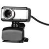 CHICHIYANG Webcam 480P con microfono integrato, webcam digitale, base girevole a 360°, Plug and Play, per laptop/PC