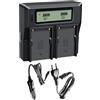 CQJFCYBRA Compatibile Con Sony, Batteria Ricaricabile Agli Ioni Di Litio BP-U90 BP-U100 For Videocamere PMW-EX1 PMW-EX1R PMW-EX3 PMW-F3 XDCAM Ex(1 Charger)
