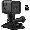 DIGNIFE Action Camera, CS03 Videocamera Full HD 1080P Videocamera sportiva impermeabile subacquea portatile Videocamera for registrazione video esterna con microfono incorporato(With 16GB TF Card)