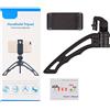 LQYXGS Accessori per telescopio Adattatore for telefono telescopio Rotazione a 360 ° Treppiede pieghevole Cellulare universale multifunzionale for smartphone con fotocamera(JJ04)