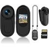 Generic Mini macchina fotografica, fotocamera portatile, registrazione di foto e video HD, visione notturna, registrazione in loop, scheda TF da 32 GB, per attività all'aperto