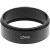 YEJBBUC Tubo di prolunga filettatura T2 M42 x 0,75 per telescopio, 12 mm, colore: nero