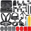 Navitech Kit combinato di accessori per action cam 18 in 1 con custodia in EVA - Compatibile con icefox Action Camera 4K 60fps 20MP