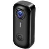 VRTYVEYBB Action Camera magnetica con design compatto in ABS, registrazione video WiFi 2K, obiettivo grandangolare a 120° per ciclismo e sport d'avventura, portatile portatile dimensioni 12 x 10 x 5 cm (nero)