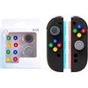 Pidynx Tappi per joystick per Switch2 Tappi per pulsanti in silicone adesivi colorati in silicone