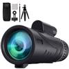 Generic Telescopio monoculare ad alta potenza, 80 monoculari per adulti, impermeabile, attrezzatura di sopravvivenza per escursionismo, bird watching, escursionismo, campeggio, caccia