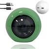 GXGSDM Sfera di cristallo a ultrasuoni 3D, sfera di cristallo con foto digitale, lettore video e foto da 2,7 pollici con display digitale, sfera con display video fai da te, adatta for amici(2 green)