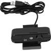 SHINEOFI Webcam USB 1080p in Plastica Nera per Video Conferenze | Streaming Hd, Design Plug And Play, per Didattica Online e Lavoro da Remoto
