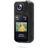 YPBEW Fotocamera portatile 1080P Obiettivo rotante a 180 gradi Piccola fotocamera sportiva Pocket Action Cameras Travel Bike Recorder Sport Videoregistratore digitale portatile