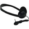 HshDUti Cuffie cablate stereo con microfono a cancellazione del rumore, cuffie cablate da gioco per computer/PC/laptop/telefoni cellulari, jack audio da 3,5 mm, nero