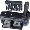 ayex Impugnatura per batteria adatta per Canon EOS 5D Mark II (simile a BG-E6) + 2 batterie ayex LP-E6N (con Infochip), Powerpack con grilletto verticale e molte funzioni (manico verticale/batteria)
