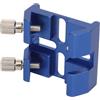 BROLEO Base a coda di rondine, in lega di alluminio resistente, con viti a testa zigrinata, staffa di montaggio per cercatore C8HD per telescopio ottico per 130APO (blu)